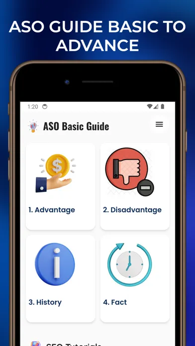 Captures d'écran de Learn SEO And ASO Tutorials