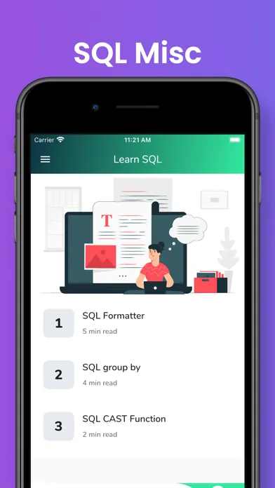 Learn SQL Database Programming سکرین شاٹس