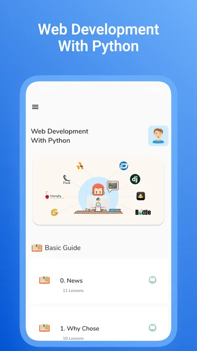 Capturas de pantalla de Web Development With Python