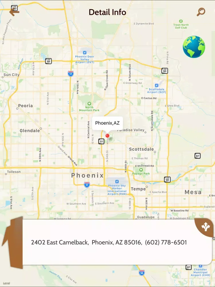 App to The Cheesecake Factory iPad سکرین شاٹس