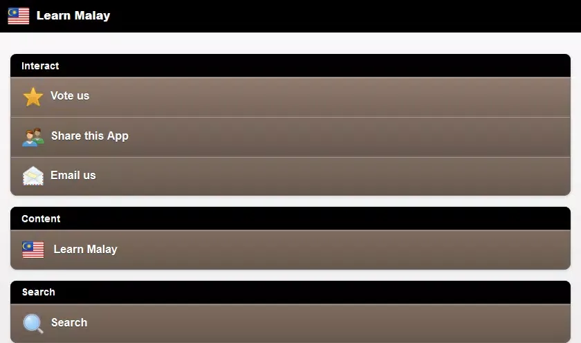 Learn Malay Screenshots