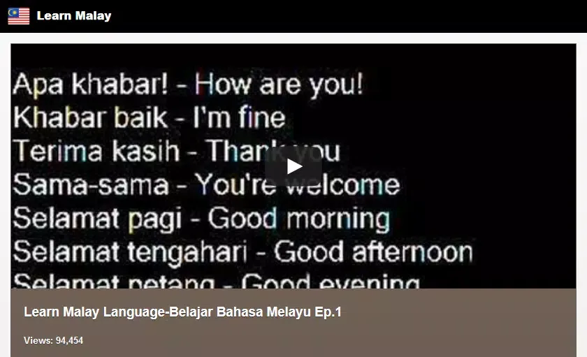 Learn Malay Screenshots