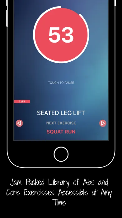 Screenshot di 7 Min Sixpack Workout & Abs Core Exercises Videos