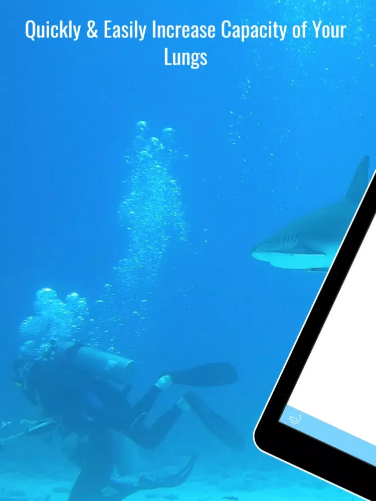 Apnea Deep Sea Breathing & Pranayama Diving Coach iPad  স্ক্রিনশট