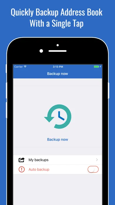 Tangkapan layar Backup Assistant - Merge, Clean Duplicate Contacts