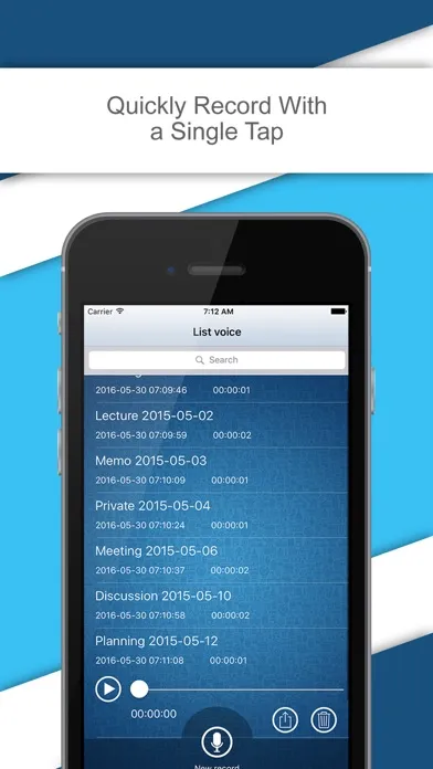 Audio Dictating Recorder & Digital Transcription Screenshots