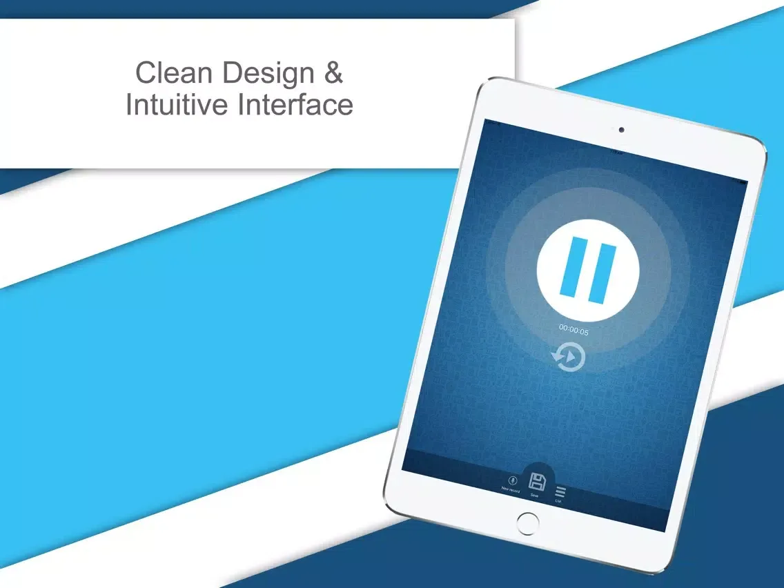 Capturas de tela do Digital Transcription & Audio Dictating Recorder iPad 