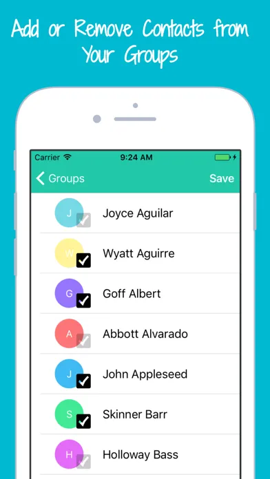 Contacts Group Texting & SMS Text Mass Messaging Screenshots