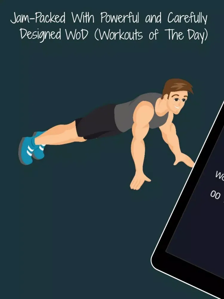 تصاویر WOD Workout List & Functional Fitness Mobility iPad 