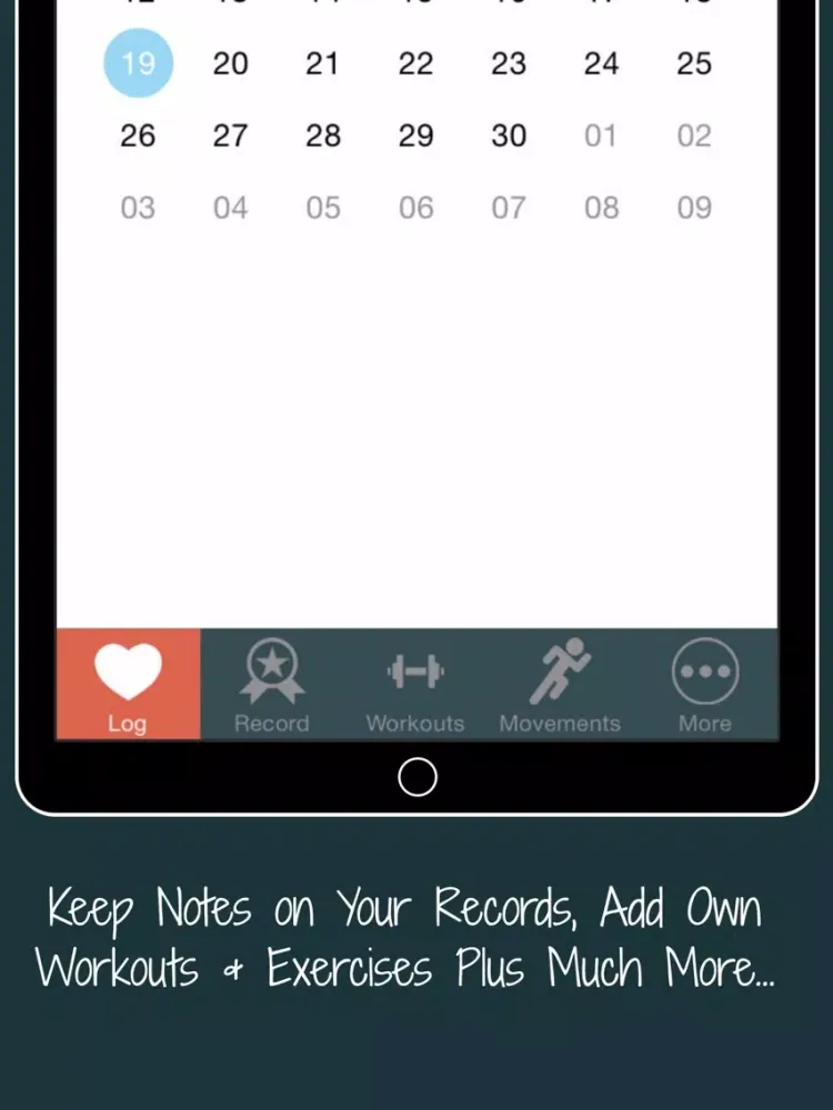 تصاویر WOD Workout List & Functional Fitness Mobility iPad 