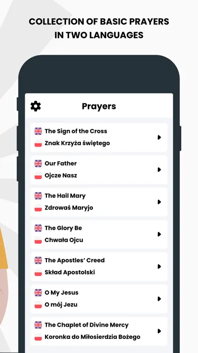 Polish - English Prayerbook Screenshots