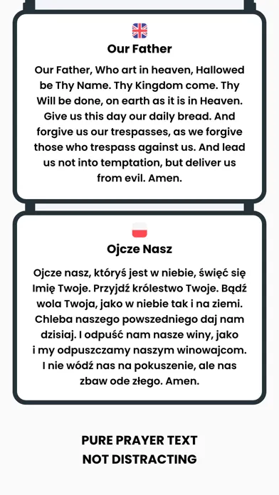 Polish - English Prayerbook Screenshots