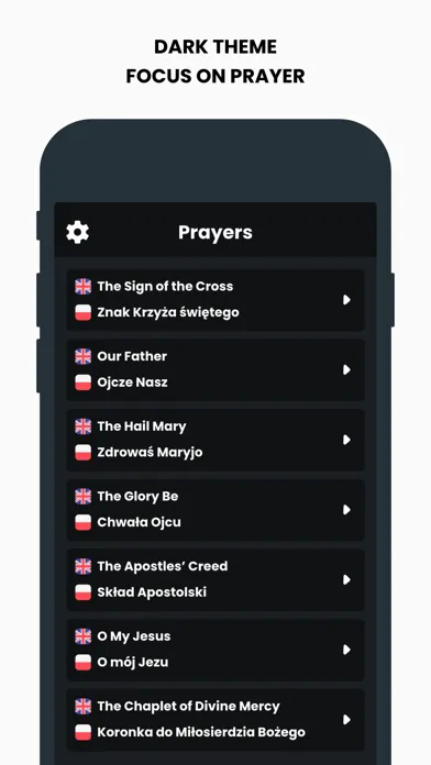 Polish - English Prayerbook Screenshots