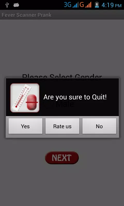 Fever Scanner Prank Screenshots