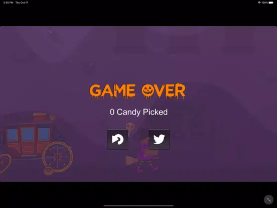 Halloween Candies Catch iPad  Screenshots