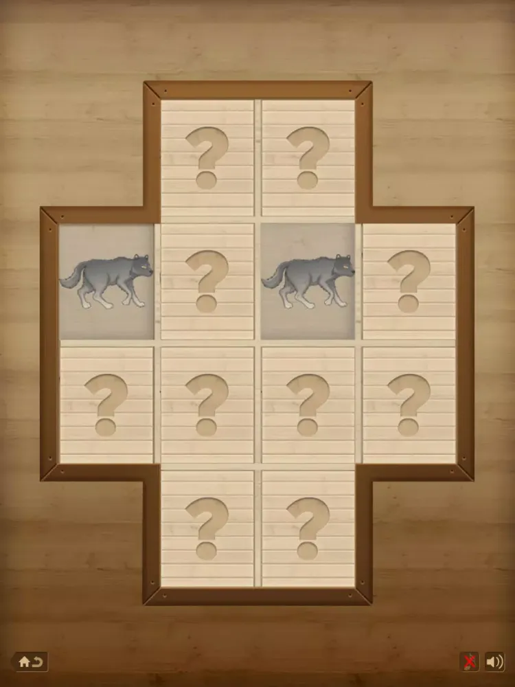 MemoryMatchAnimals iPad  스크린샷