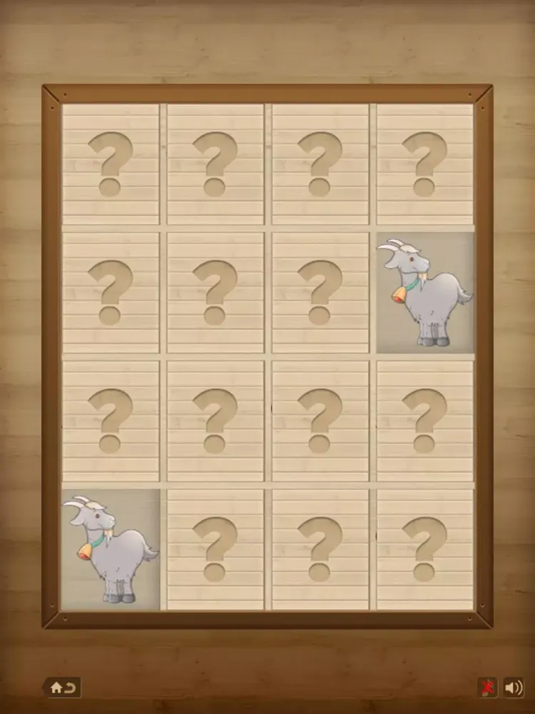 MemoryMatchAnimals iPad  스크린샷