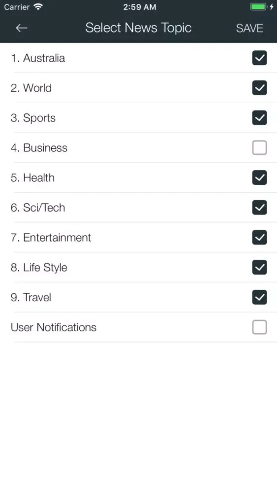 Australia News Reader سکرین شاٹس