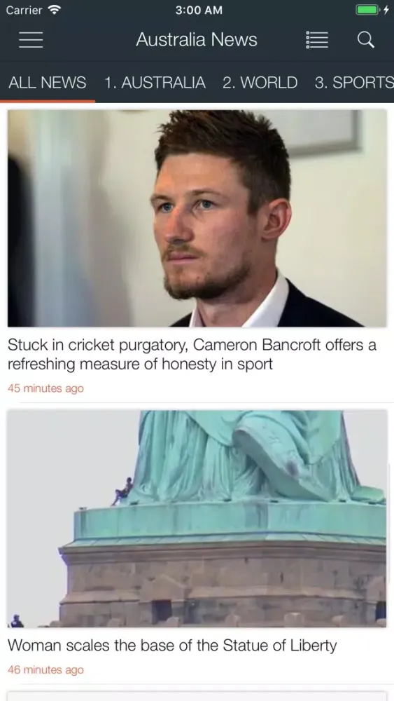 Australia News Reader سکرین شاٹس