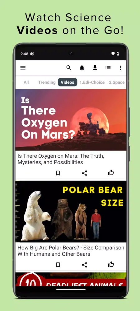 Science News Daily Ekran Görüntüleri