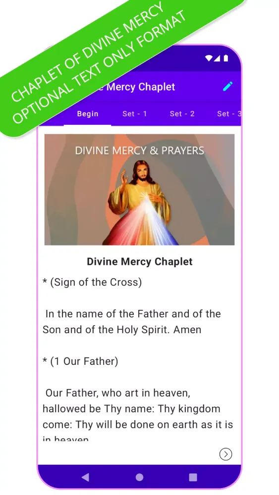Screenshot di Divine Mercy