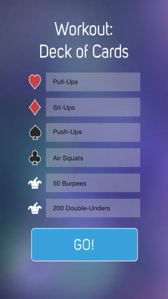 تصاویر Deck of Cards Workout Free - A Fun Mobile Workout For The Whole Family