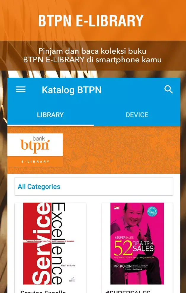 BTPN e-Library應用截圖