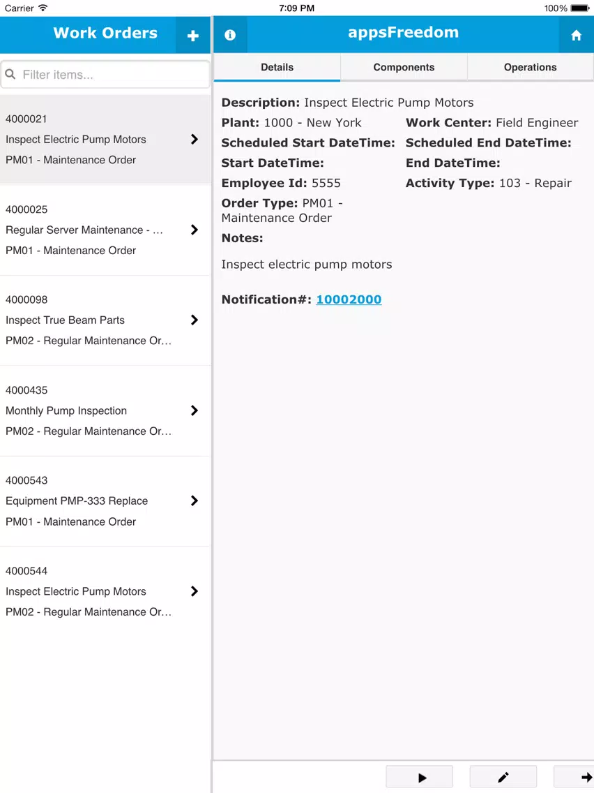 صور appsFreedom Enterprise Connect iPad 