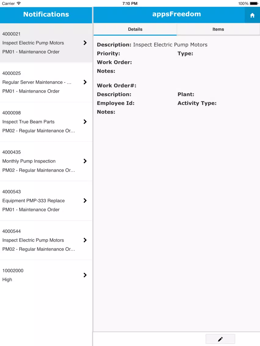 صور appsFreedom Enterprise Connect iPad 