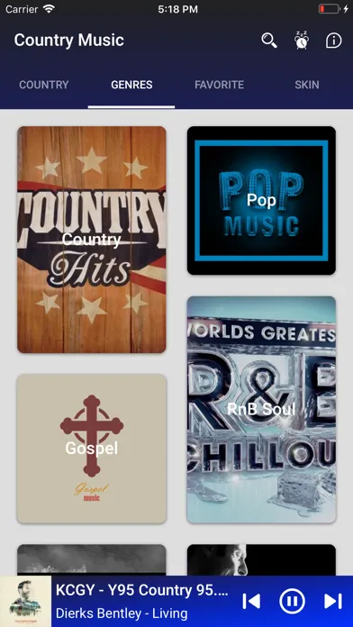 iCountry Music Radio Screenshots