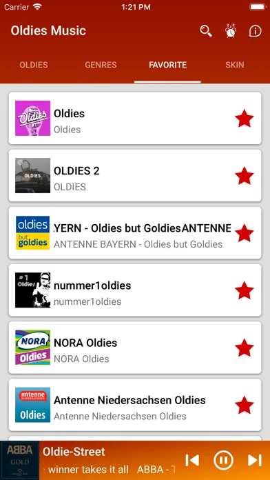 Oldies Music Radio App سکرین شاٹس