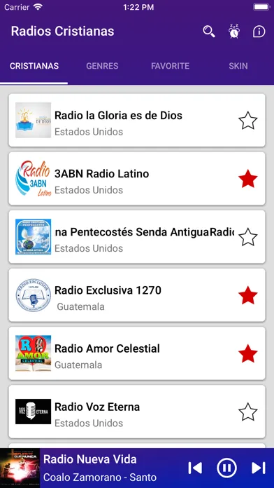 Ảnh chụp màn hình của Radios Cristianas Musica