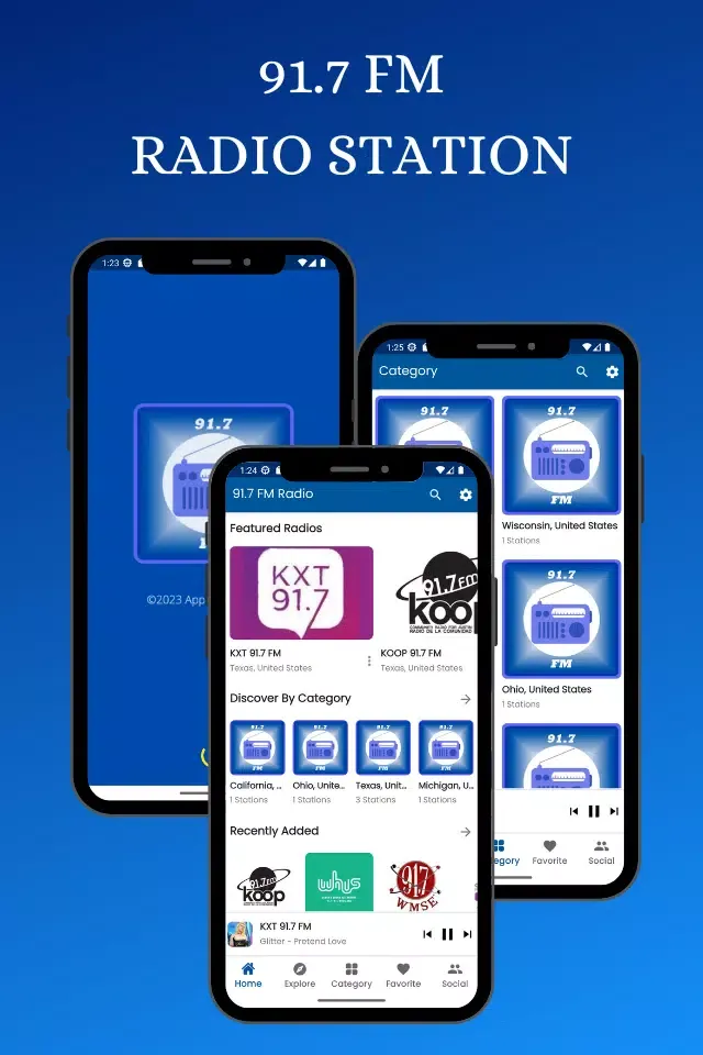 91.7 FM Radio Screenshots