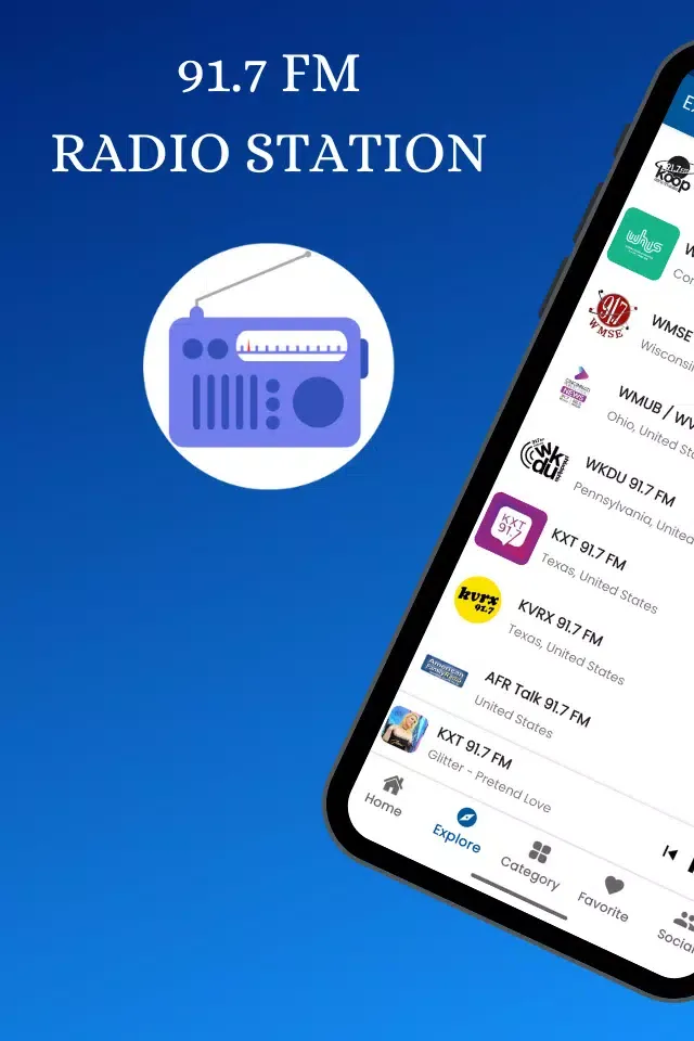 91.7 FM Radio Screenshots