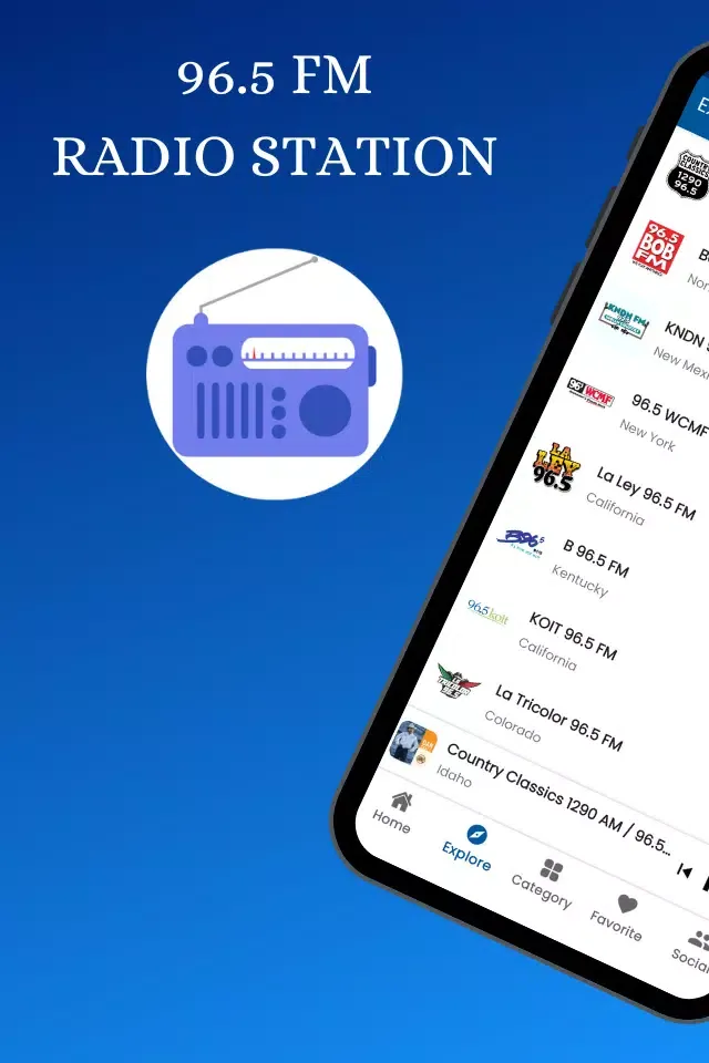 96.5 FM Radio Station Online স্ক্রিনশট