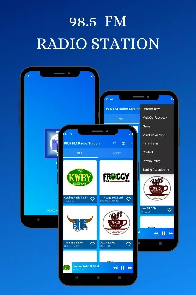 98.5 FM Radio Station Online应用截图