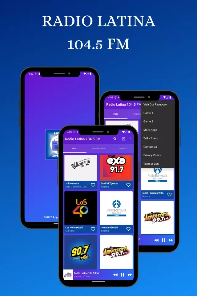 Radio Latina 104.5 FM Tijuana Screenshots