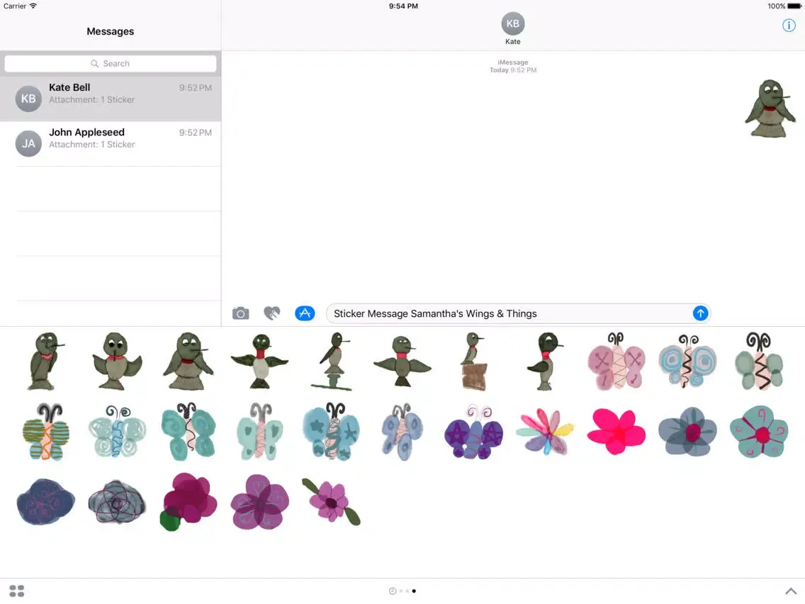 Capturas de tela do Samantha's Wings & Things iPad 