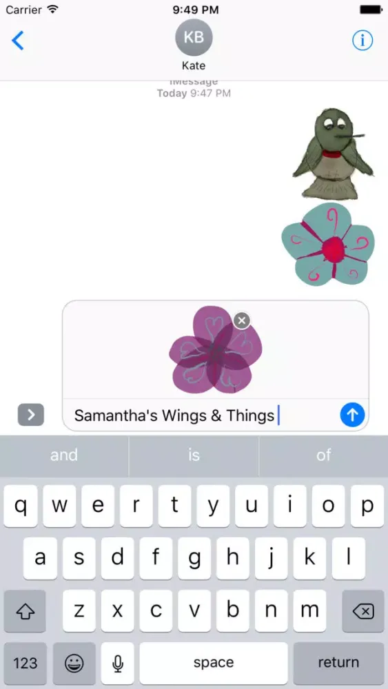 Capturas de tela do Samantha's Wings & Things