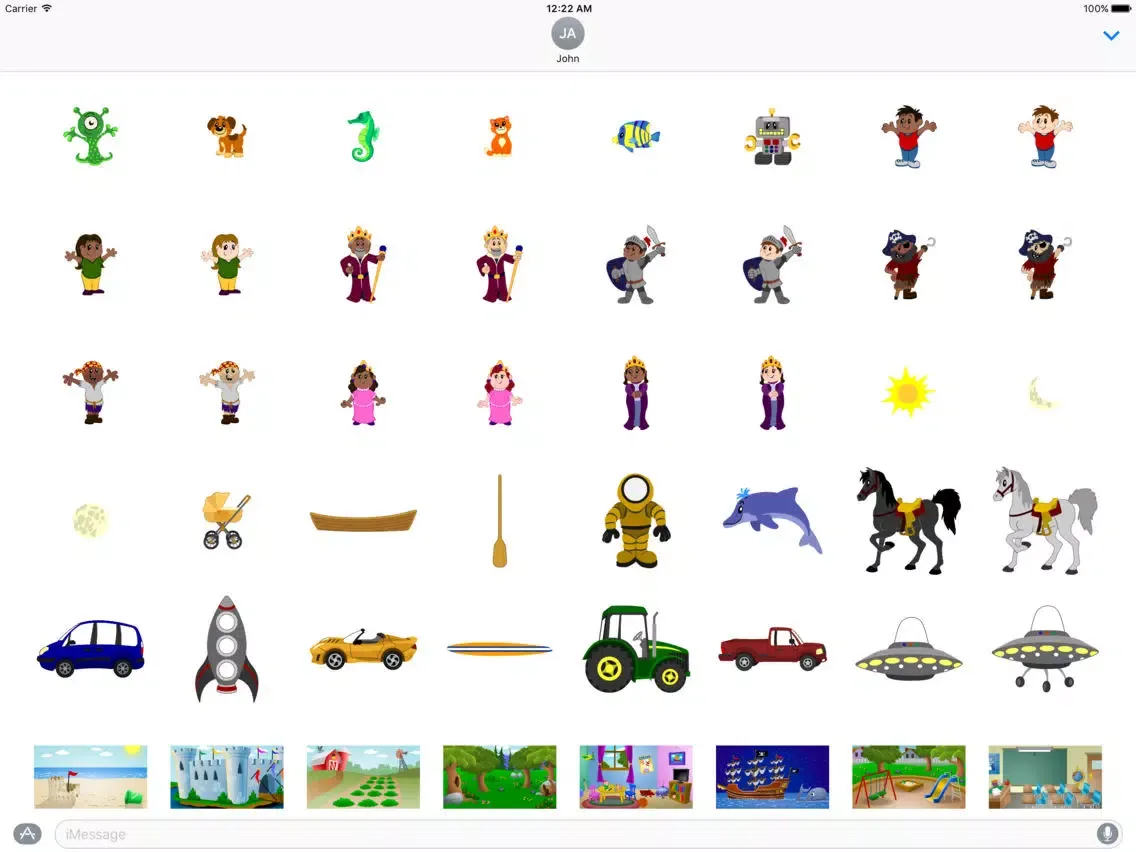 Capturas de pantalla de Sticker Scenes iPad 