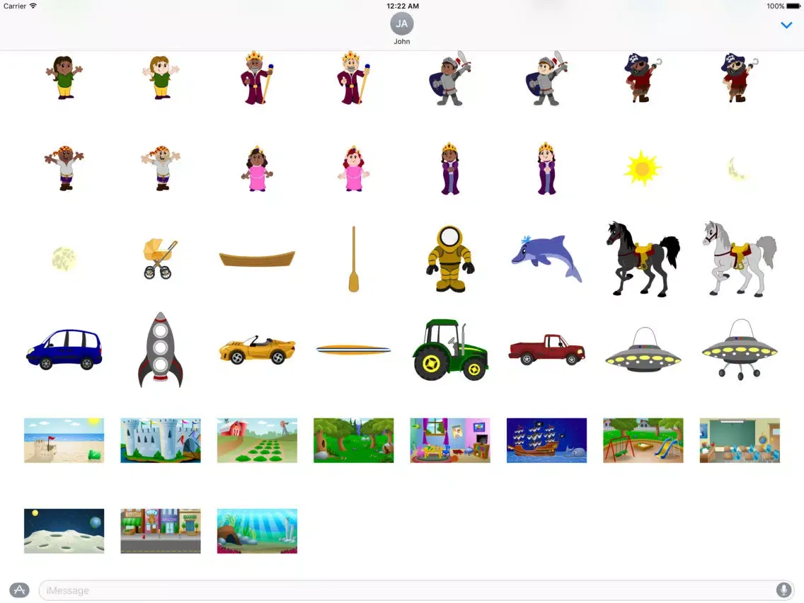 Capturas de pantalla de Sticker Scenes iPad 
