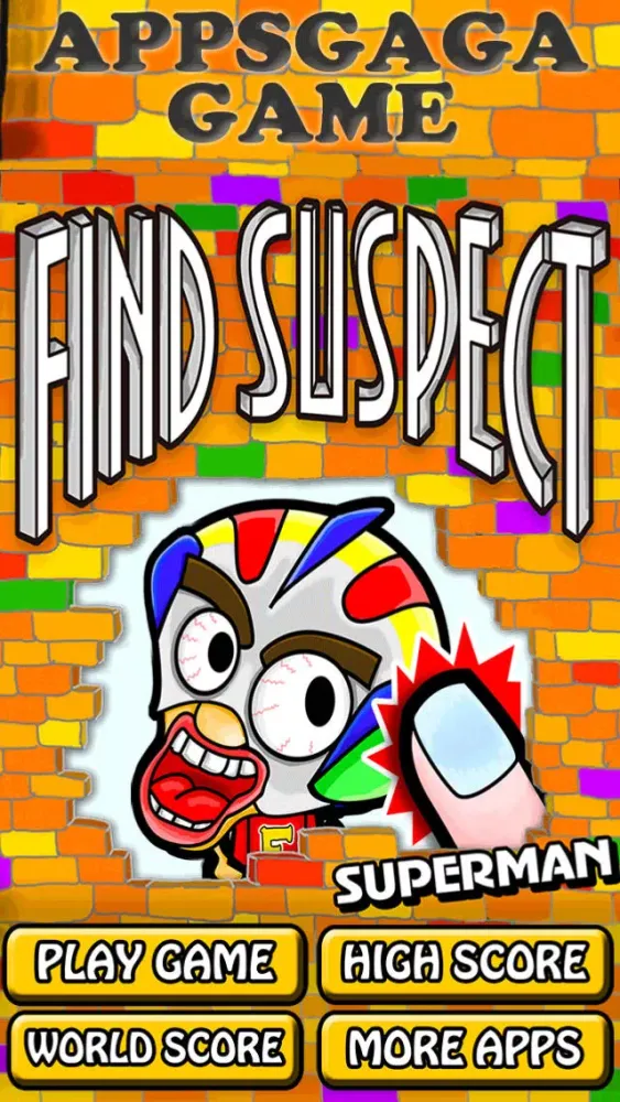 Capturas de tela do Find Suspect-Superman Version