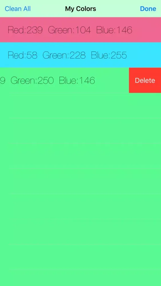 RGB Slider سکرین شاٹس