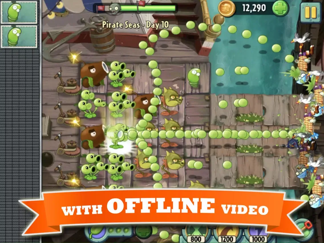 Ảnh chụp màn hình của Offline Guide For Plants vs. Zombies 2 HD iPad 