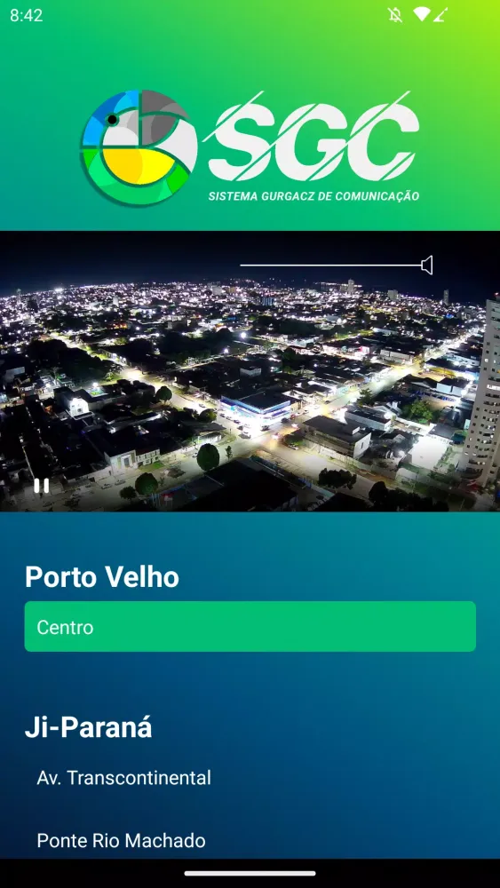 Screenshot di SGC Play