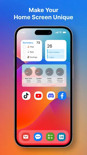 Zrzuty ekranu Launcher OS 18 Pro, Phone 15