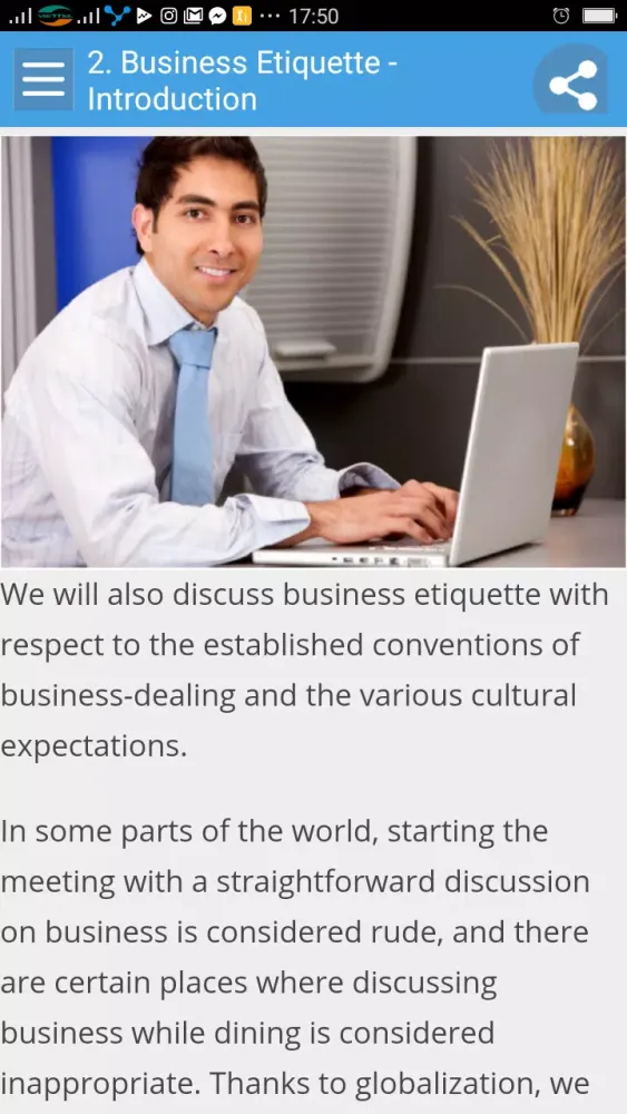 Business Etiquette Skill স্ক্রিনশট