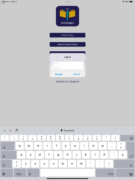 Pixipages iPad Screenshots