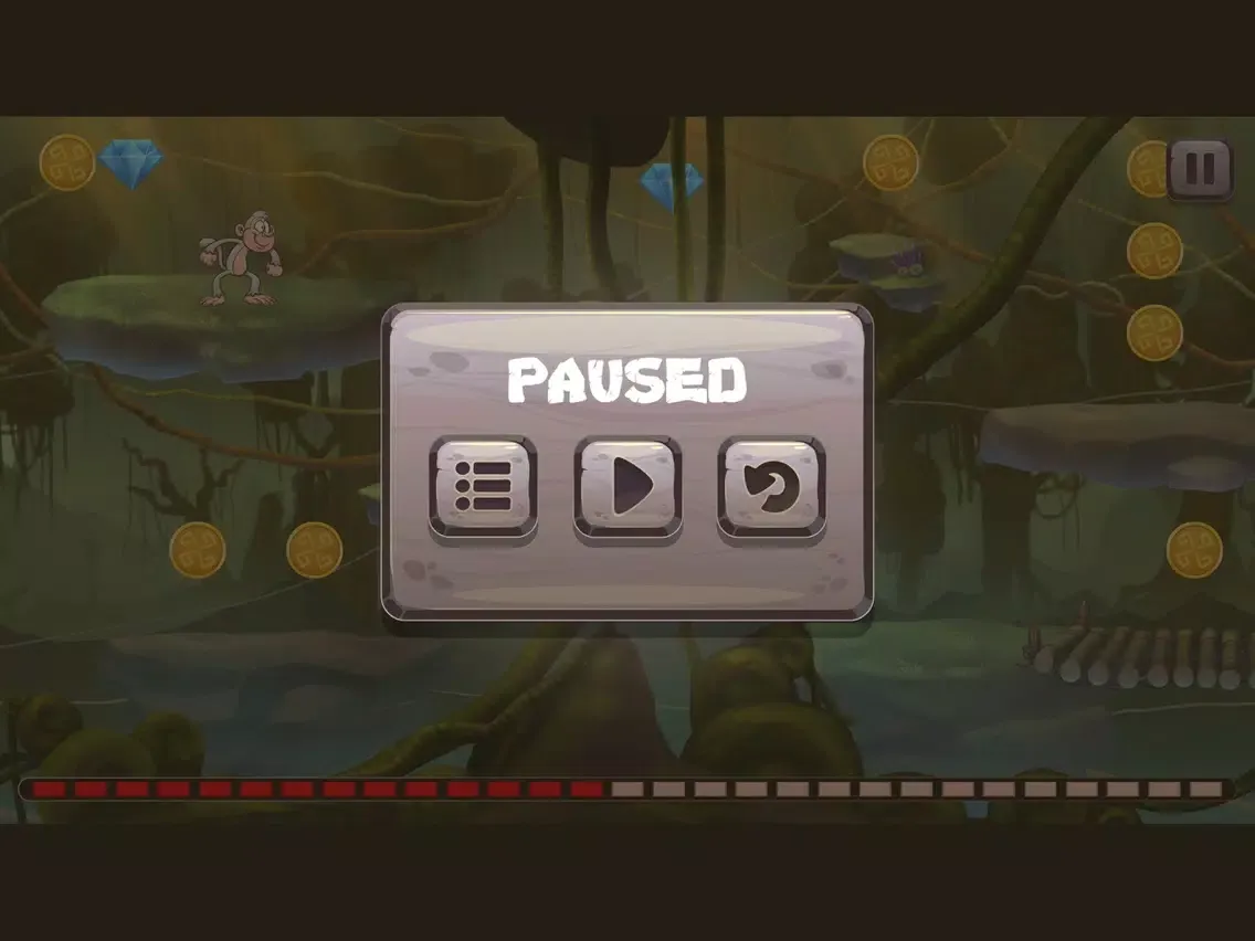 The Chimp Jump iPad  Screenshots
