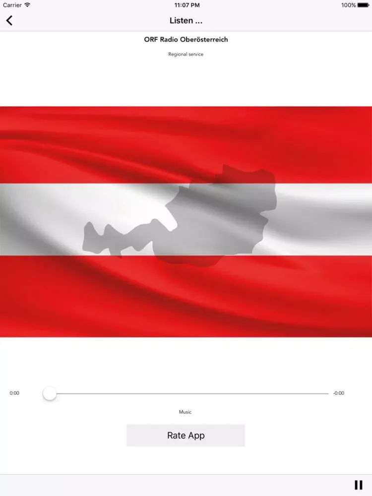 Radio Austria Live Stations iPad  স্ক্রিনশট